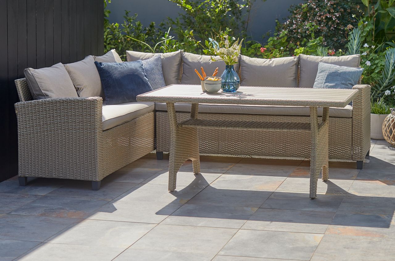 Lounge set ULLEHUSE 6seater nature JYSK