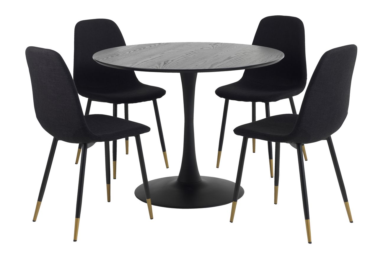 RINGSTED D100 black + 4 UK JONSTRUP gold JYSK