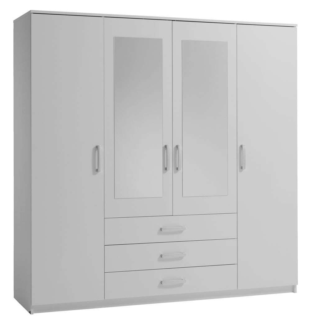 Kledingkast Vellerup 200X200 Combi Grijs | Jysk
