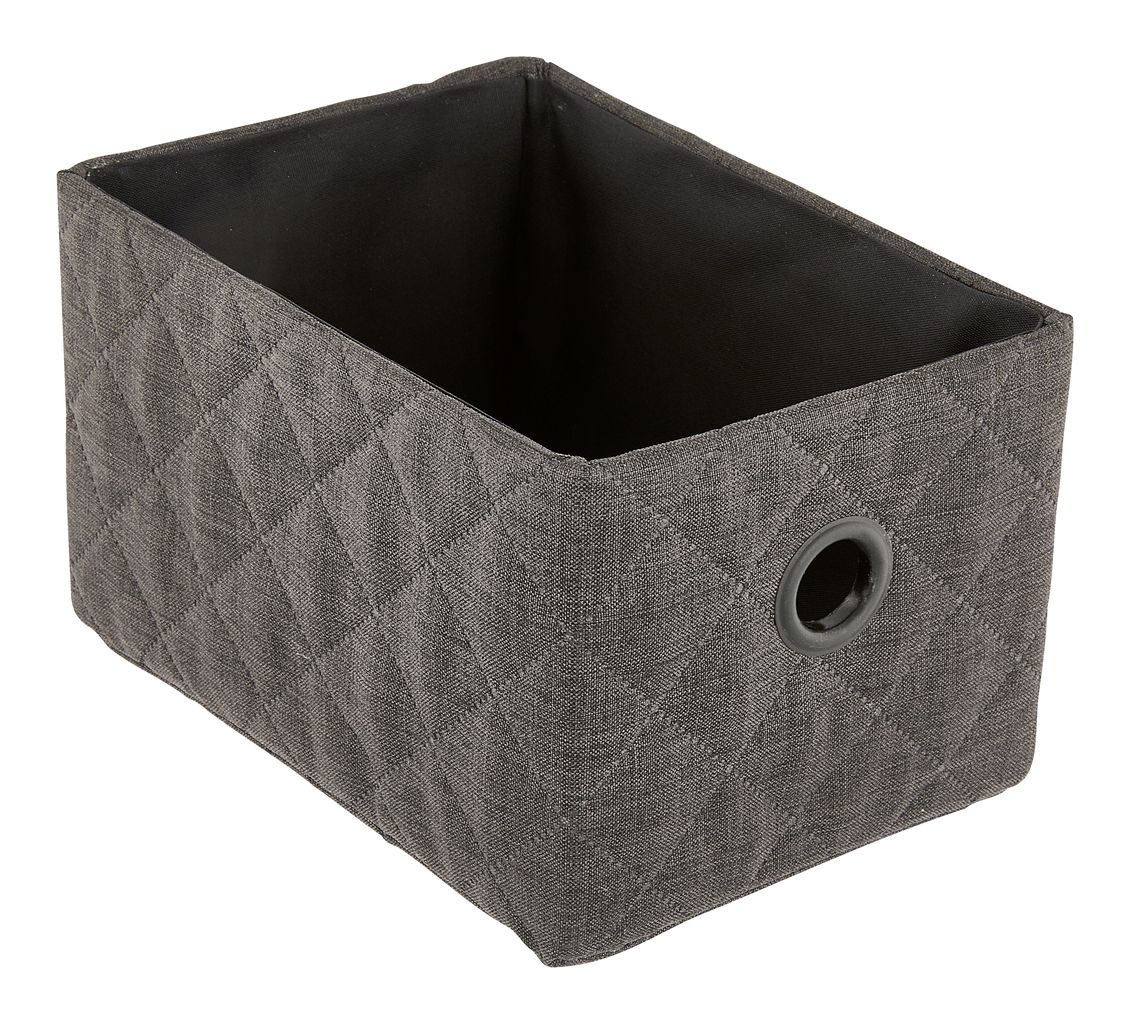 Basket GILLIS W14xL20xH12cm dark grey JYSK