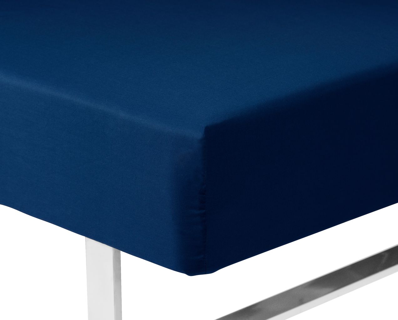 Hoeslaken 180x200x35 blauw JYSK