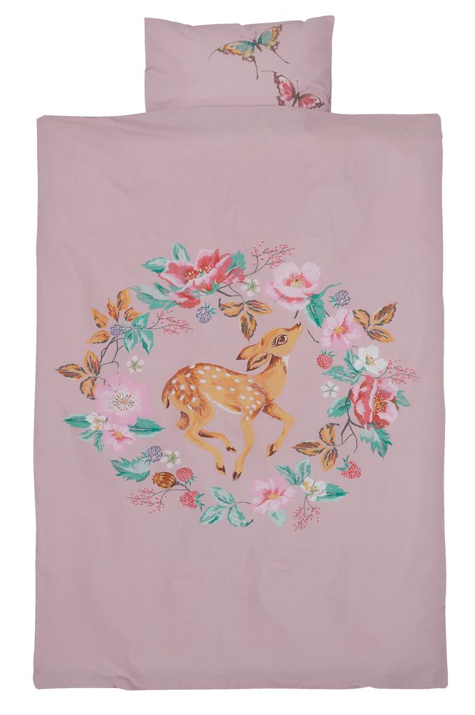 Påslakan 115X135 Junior påslakanset ELVY 115x135 lila JYSK