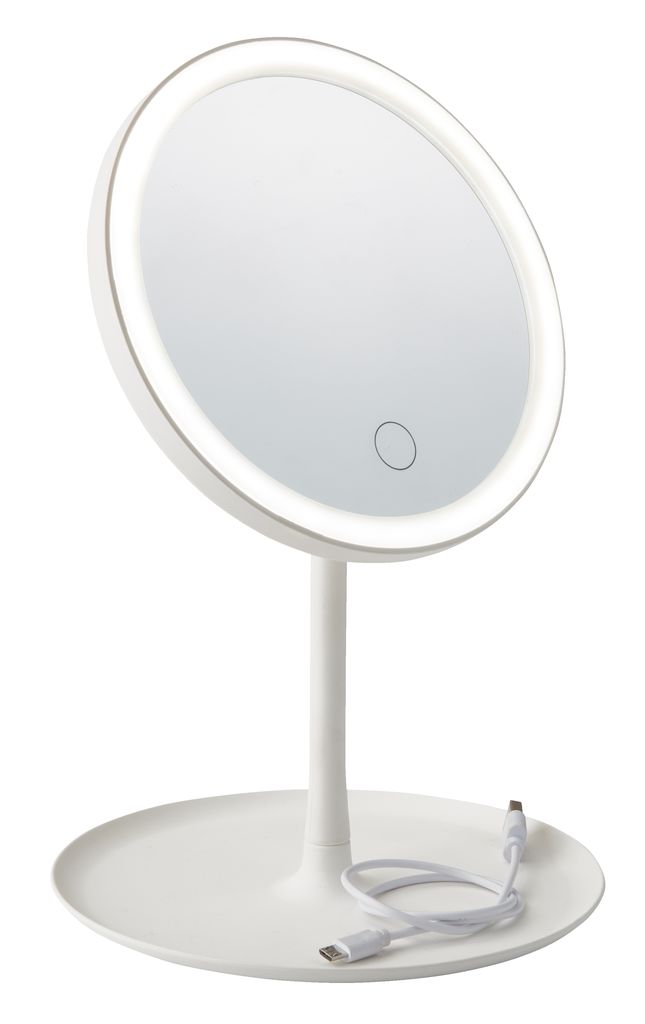 LED mirror VEDUM D18xH28cm white JYSK