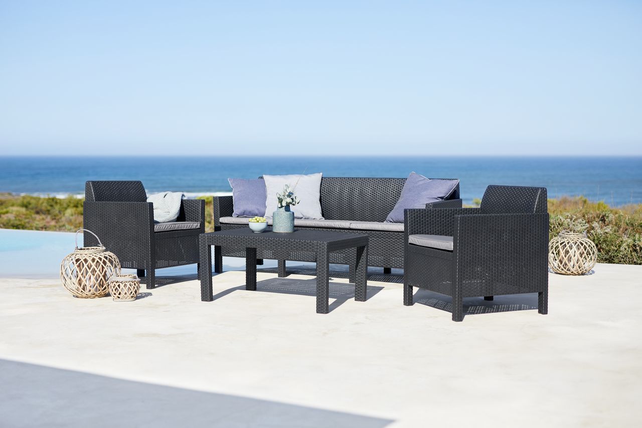 Lounge set MARIELYST 5seater grey JYSK