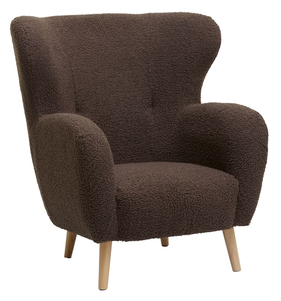 Armchair VILDSUND brown JYSK