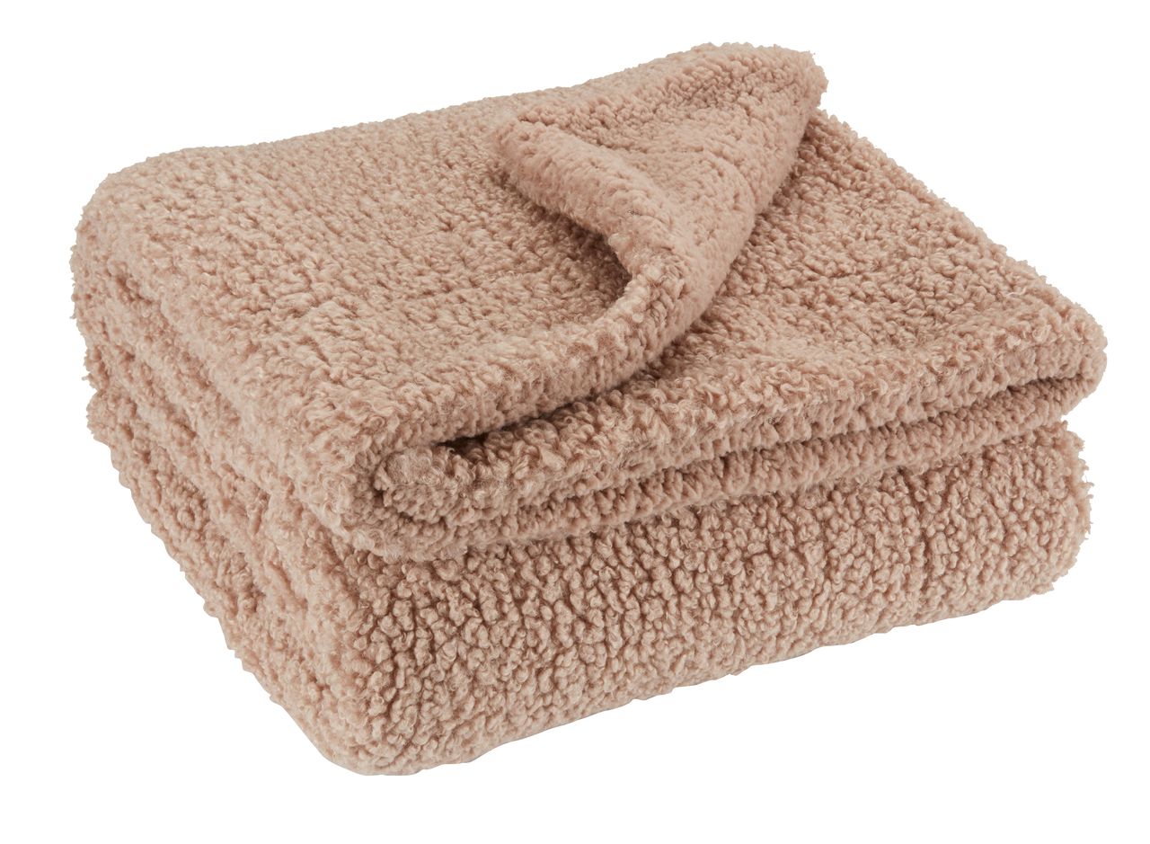Throw RINGBLOMMA 120x160 beige JYSK