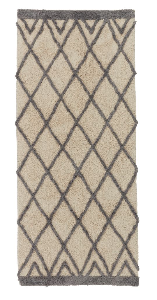 Rug PENGEURT 70x160 offwhite/grey JYSK