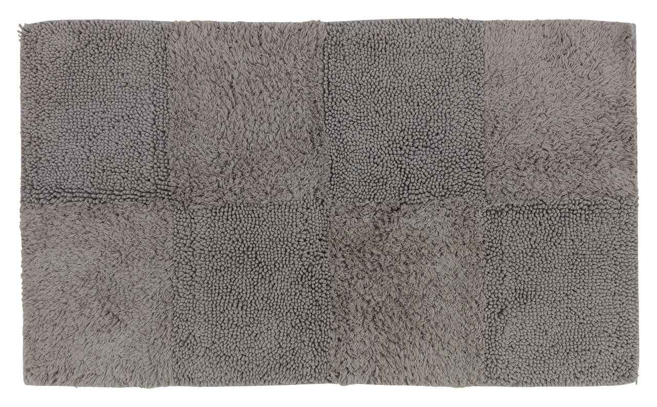 Bath mat RYDBO 50x80cm grey cotton JYSK