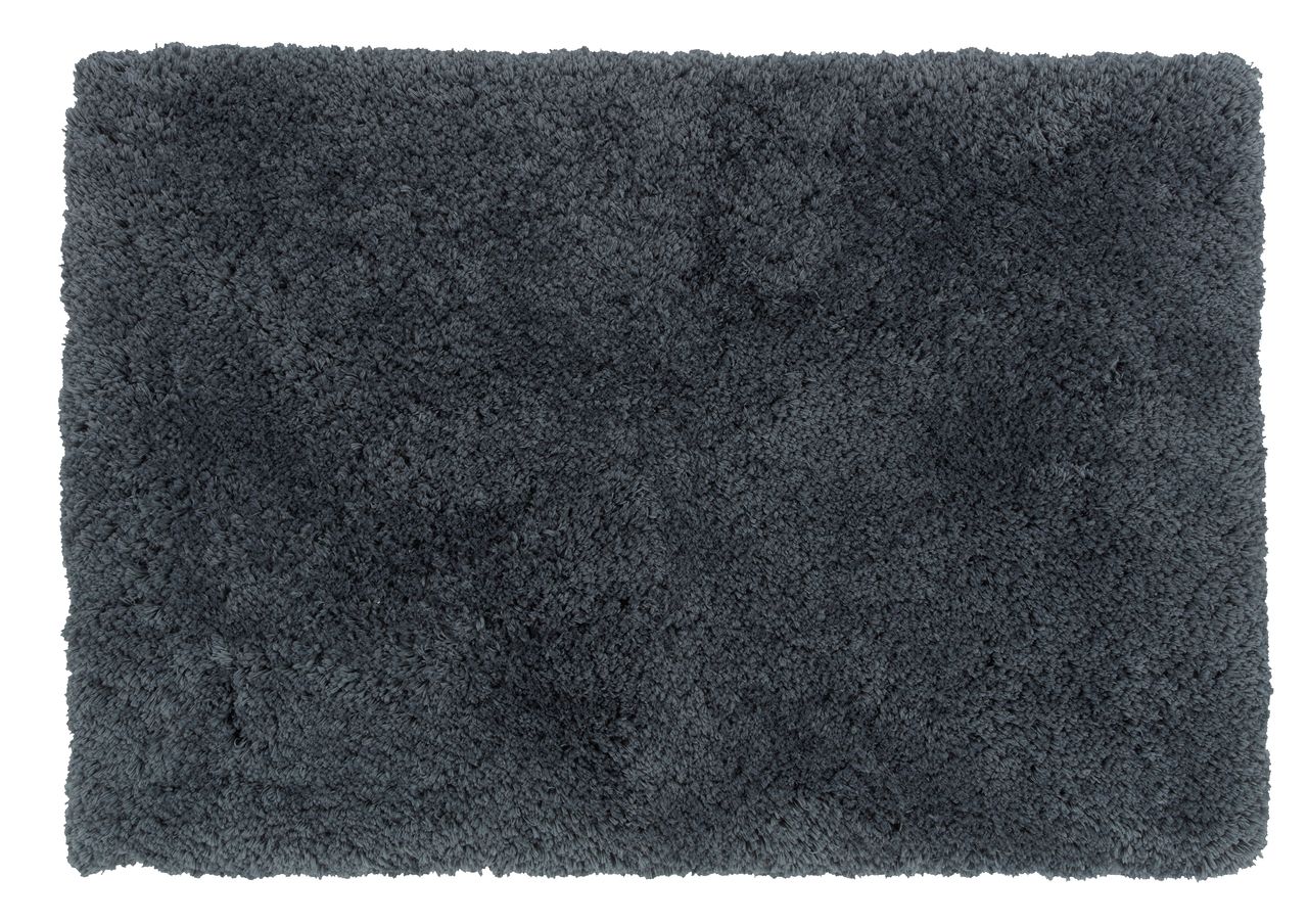 Bath mat SANDVIKEN 60x90cm grey microfibre JYSK