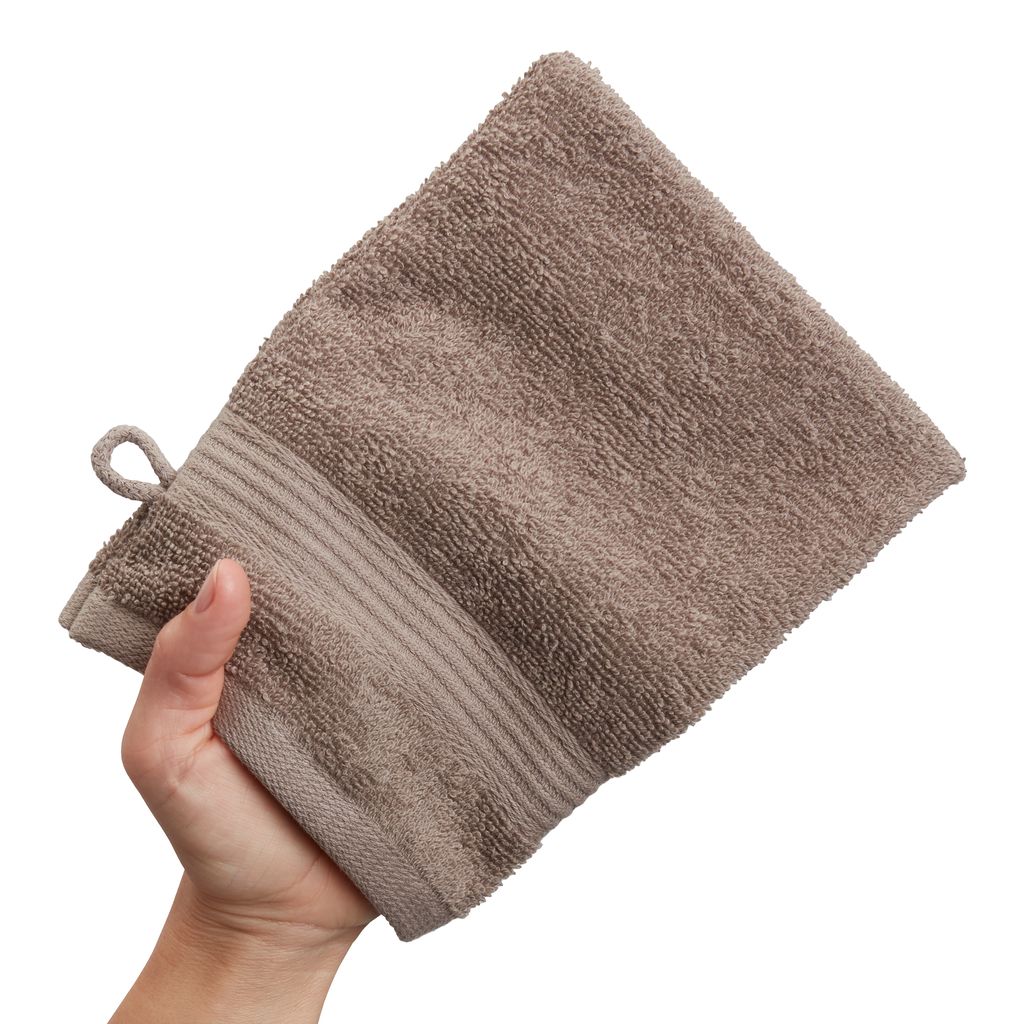 Washing glove KARLSTAD 15x20 brown JYSK