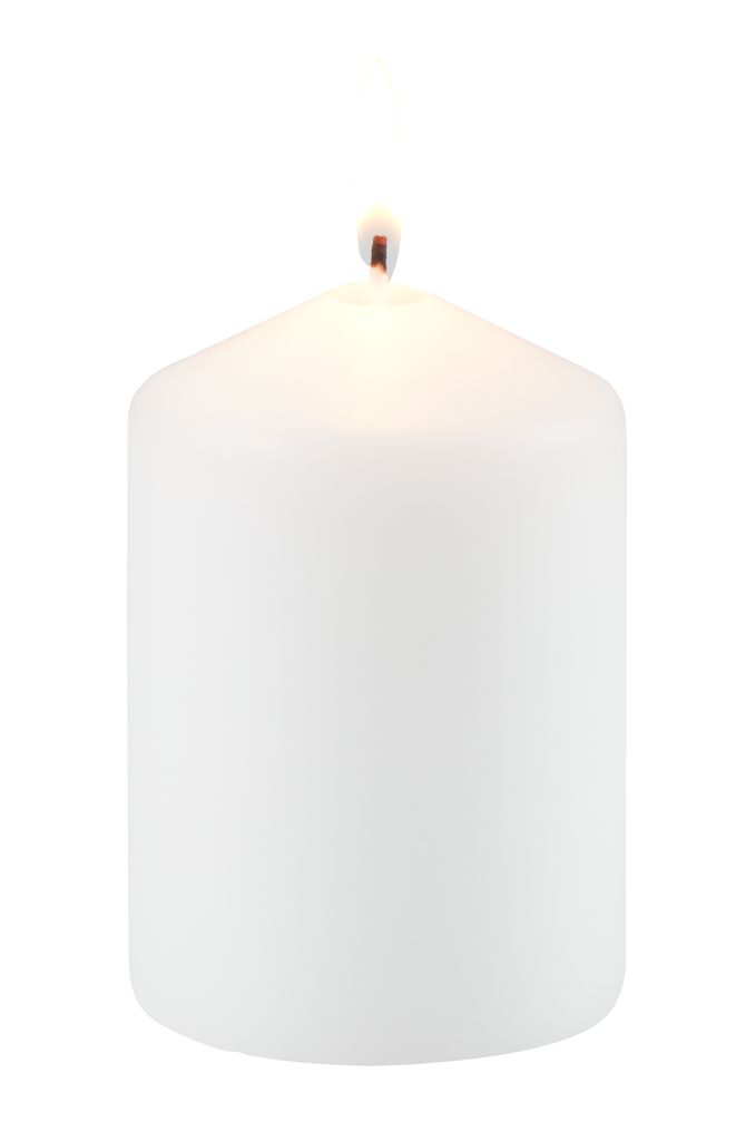 Pillar candle TORALF D7xH10cm white JYSK