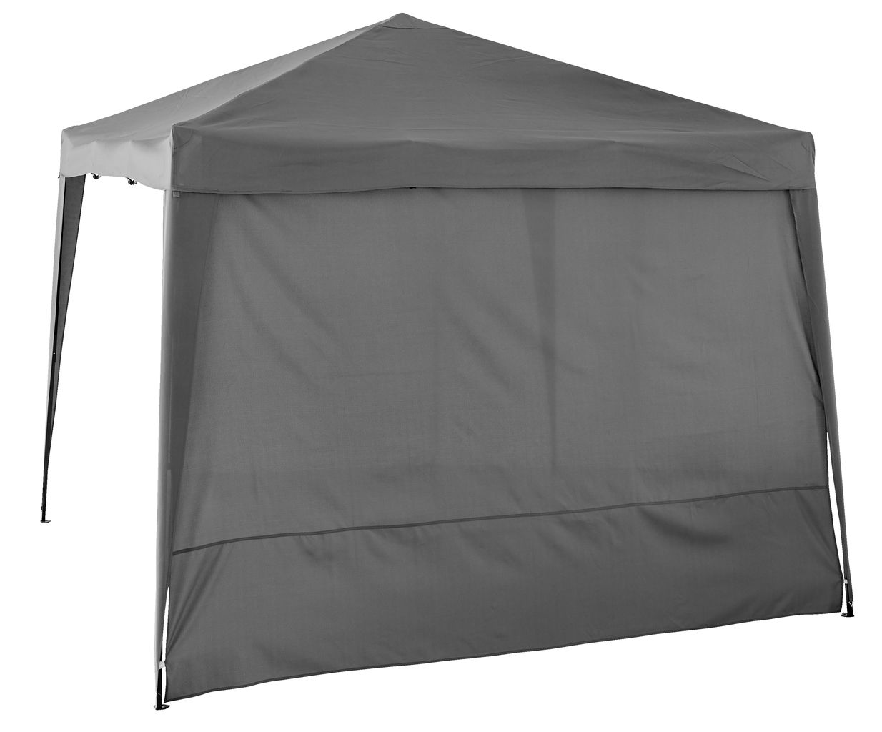 Gazebo side panel JERUP W2.65xH2m grey JYSK