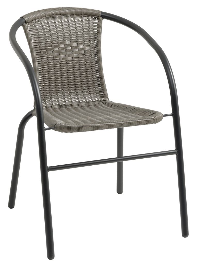 Stacking chair GRENAA black JYSK