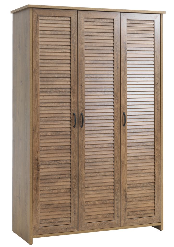 Wardrobe MANDERUP 128x199 wild oak JYSK