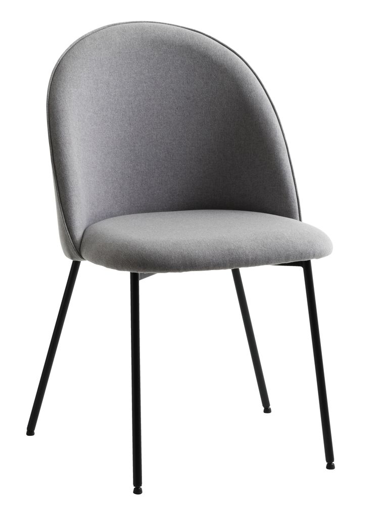 Dining chair DYBVAD light grey/black JYSK