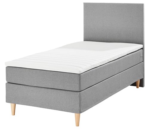 jysk kontinentalsäng Kontinental 90X200 Basic C10 Grå-23 | Jysk