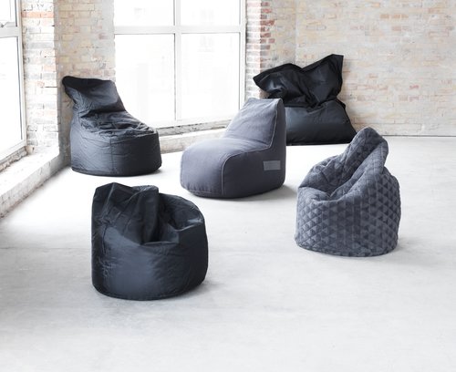 saccosäck rusta Saccosäck Bakholm 70X100X80 Svart | Jysk