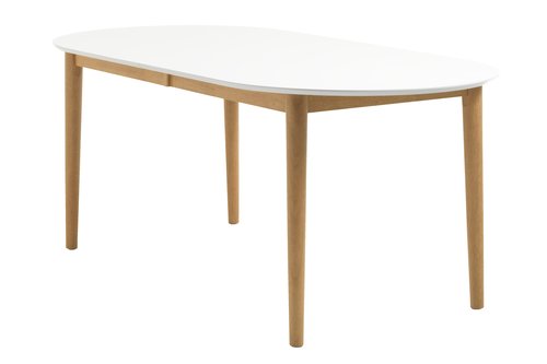 Jysk Stolovi Dining Table Egens 90X190/270 White | Jysk