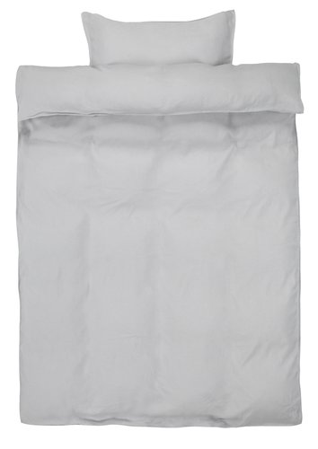 linnelakan jysk Påslakanset Linea Linne 150X210 Ljusgrå | Jysk