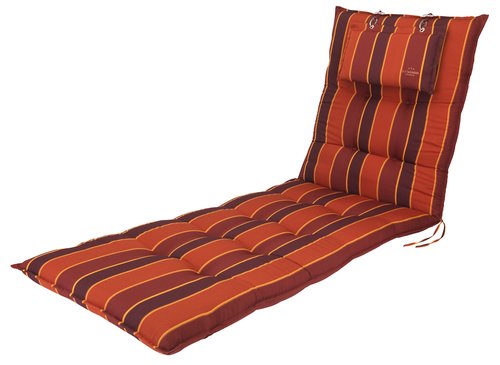 Cojín de tumbona SIMADALEN rojo JYSK