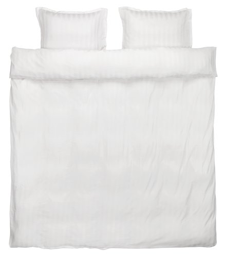 påslakanset 220x240 Påslakanset Nell Satin 240X220 Vit | Jysk