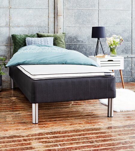 jysk resårbotten Resårbotten 90X200 Plus B20 Pu Svart-05 | Jysk