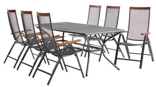 LARVIK D200 szary+4 LARVIK szary | JYSK