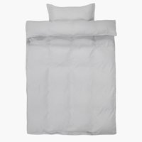 linnelakan jysk Påslakanset Linea Linne 150X210 Vit | Jysk