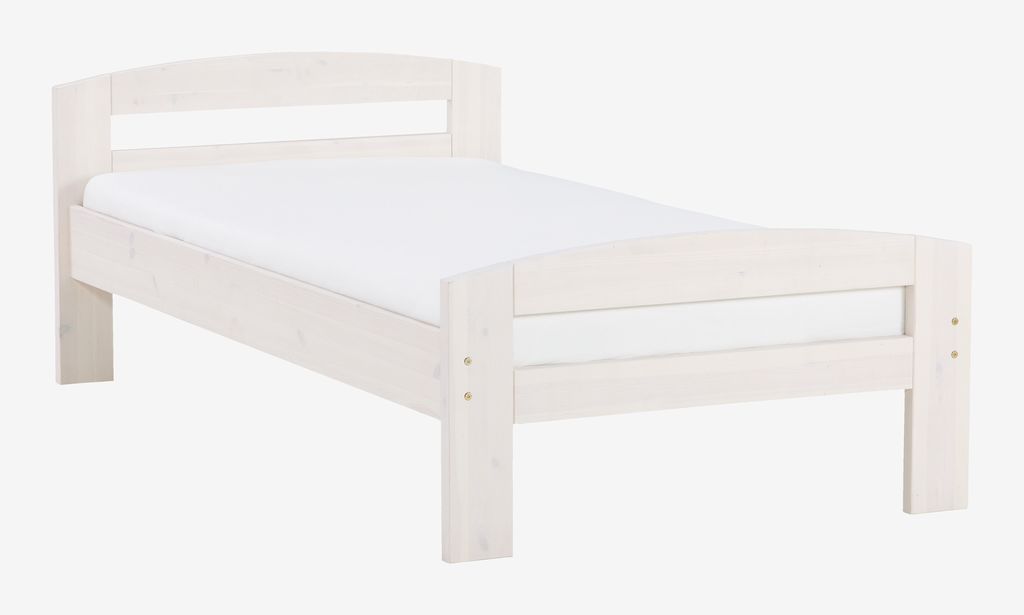 Bed frame RAMMESKOV Single white JYSK