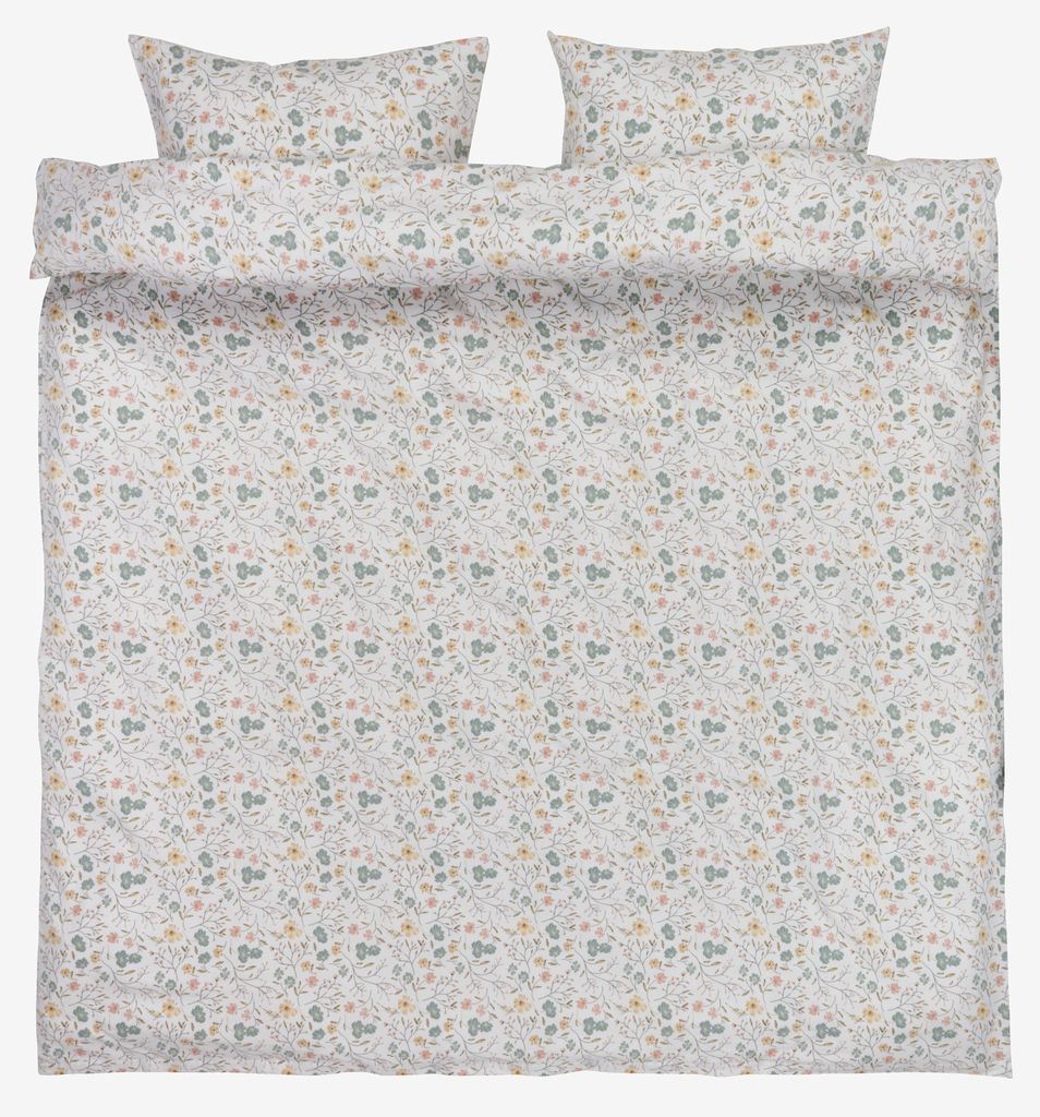 Flannel duvet cover set ERIKA Double multi JYSK
