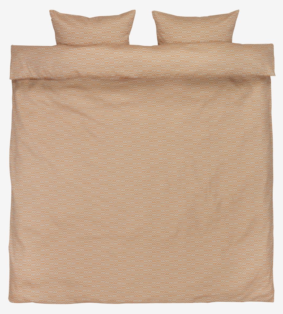 Sateen Duvet cover set TESSA Double latte JYSK