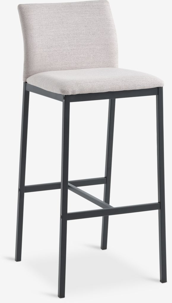 Bar stool ARNUM beige/black JYSK