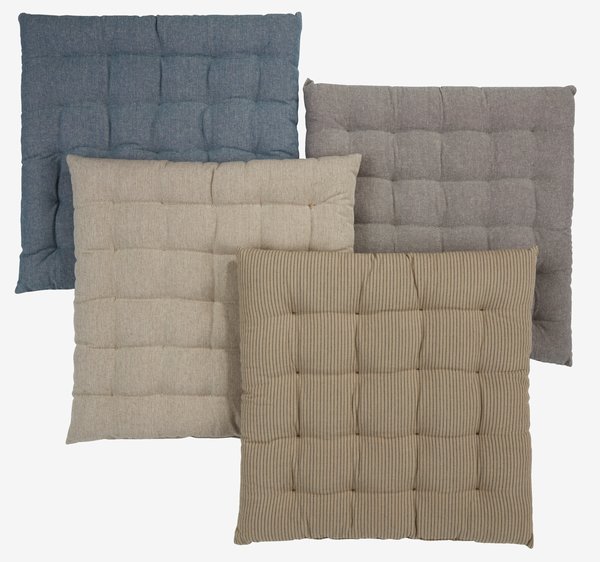 Seat pad ELVESNELLE 40x40x4 beige JYSK