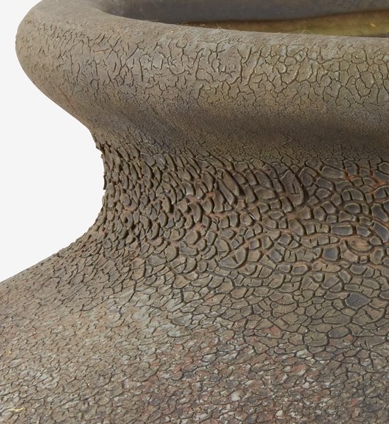 Vase TOMMY Ø26xH44cm grau/braun JYSK