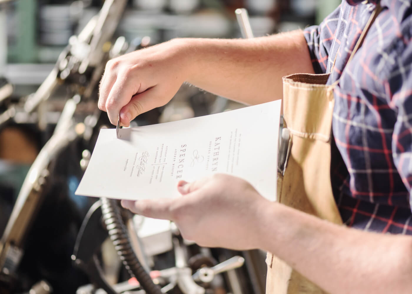 Behind the Scenes What is Letterpress Printing? Minted