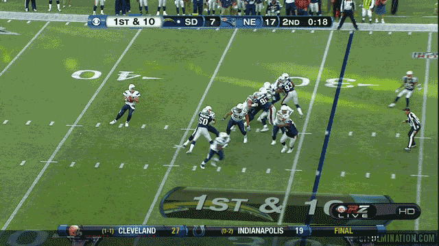 ANIMATED Vince Wilfork's Acrobatic Interception And Rumbling Return