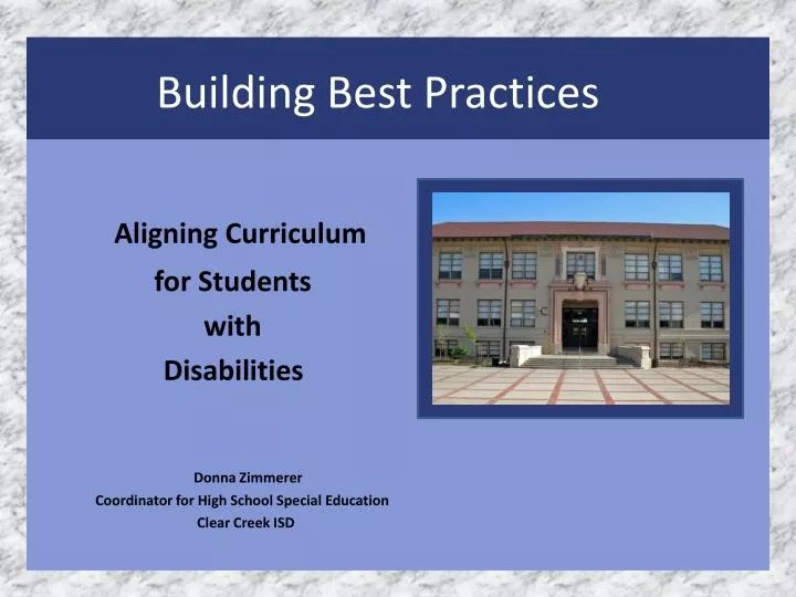 PPT Building Best Practices PowerPoint Presentation, free download