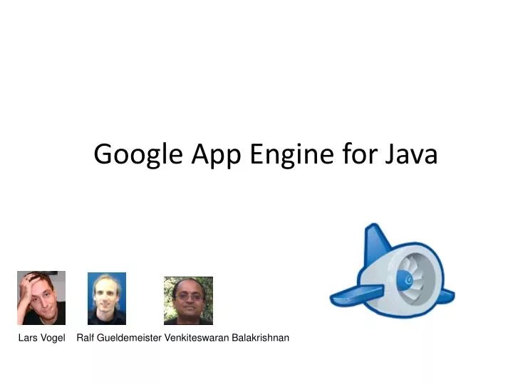 PPT Google App Engine for Java PowerPoint Presentation, free download