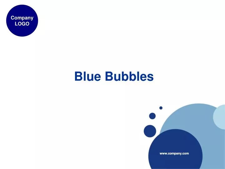 PPT Blue Bubbles PowerPoint Presentation, free download ID5517949