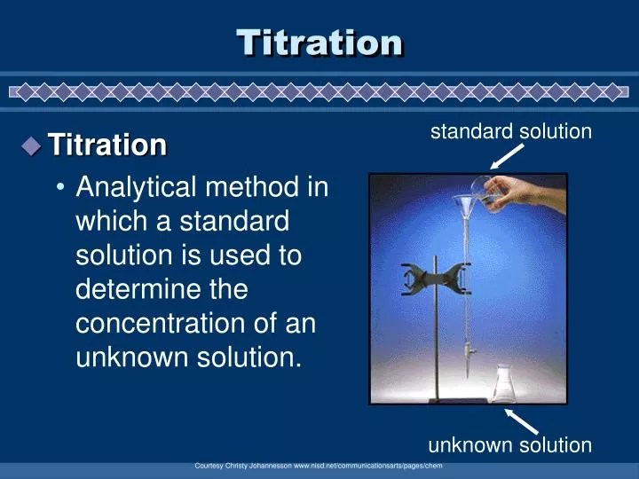 PPT Titration PowerPoint Presentation, free download ID5570905