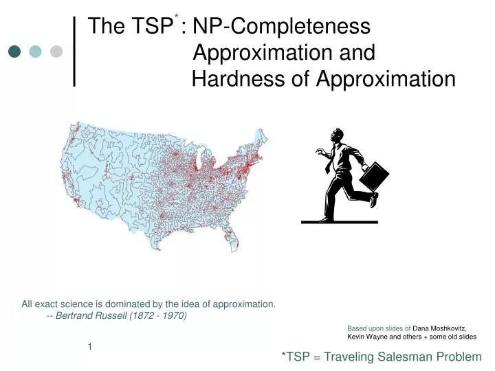 PPT The TSP Approximation and Hardness of