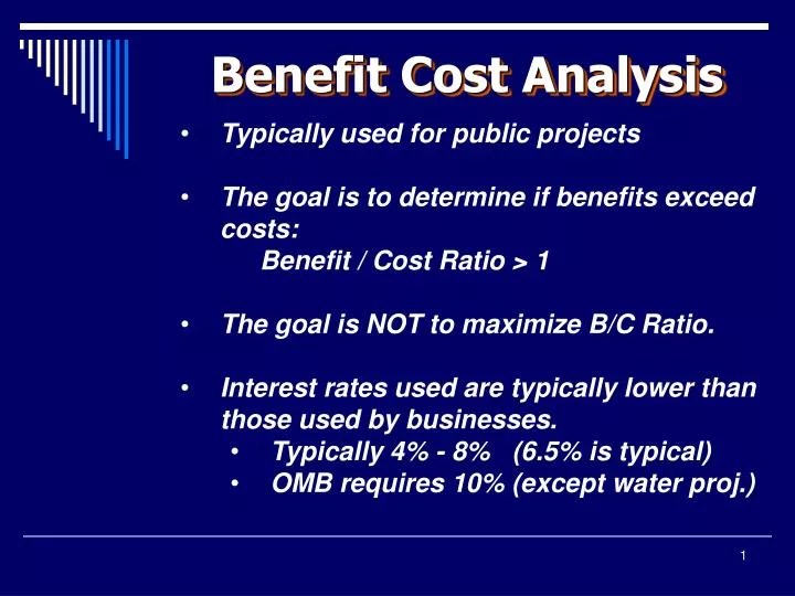 PPT Benefit Cost Analysis PowerPoint Presentation, free download ID