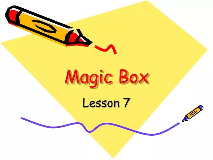 PPT Magic Box PowerPoint Presentation, free download ID5885047