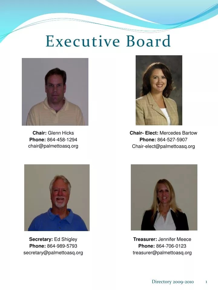 PPT Executive Board PowerPoint Presentation, free download ID5926103