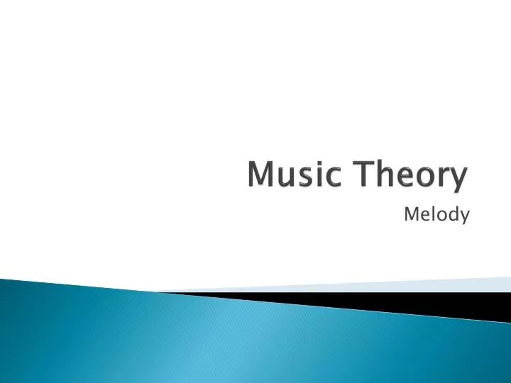 PPT Music Theory PowerPoint Presentation, free download ID6258938