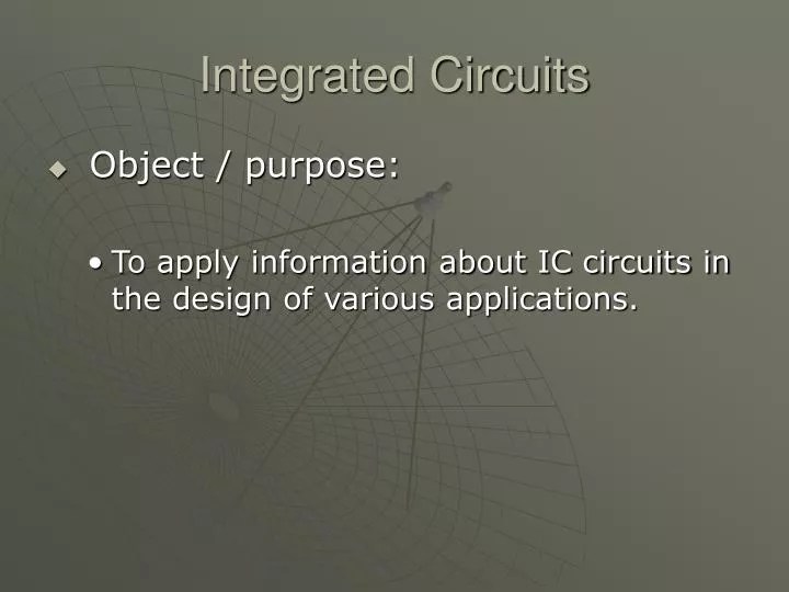 PPT Integrated Circuits PowerPoint Presentation, free download ID6573668