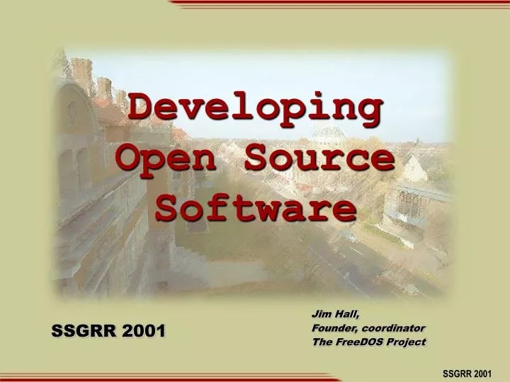 PPT Developing Open Source Software PowerPoint Presentation, free