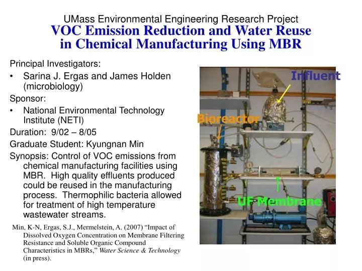 PPT Principal Investigators Sarina J. Ergas and James Holden