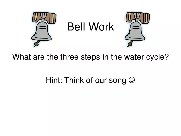 PPT Bell Work PowerPoint Presentation, free download ID6844684