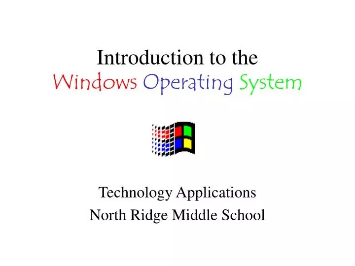 PPT Introduction to the Windows Operating System PowerPoint